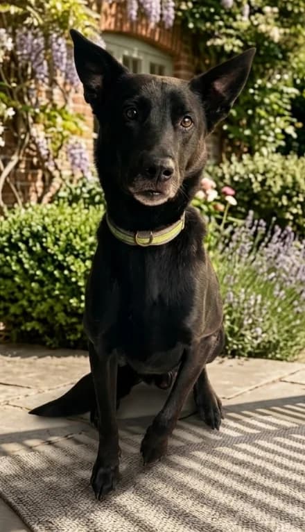 Taizeur, male senior Labrador Retriever for adoption at SPA de l