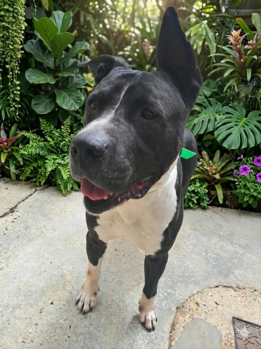 Django, male senior mixed breed for adoption at SPA de l