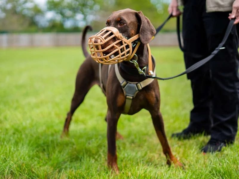 Frank, male young Doberman for adoption at Dogs Trust Newbury, Newbury