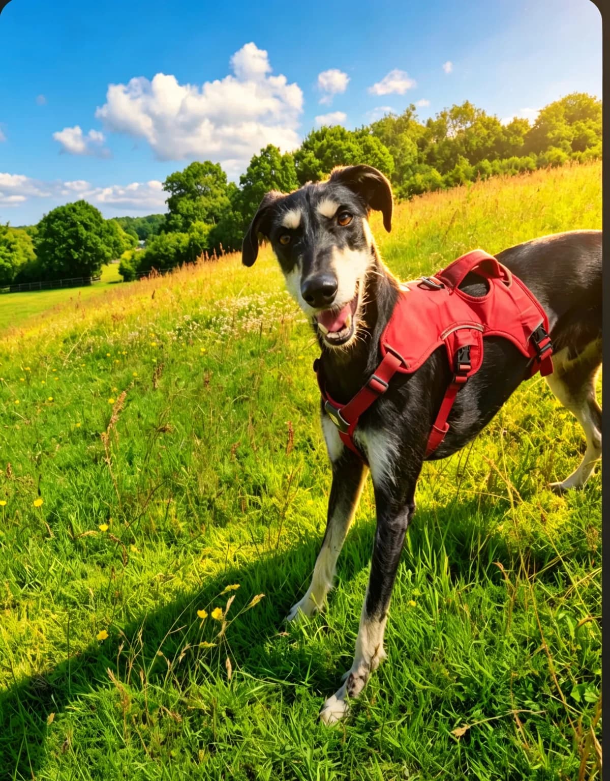 Shadow, male 7yo Saluki for adoption at Ferne Animal Sanctuary, Chard