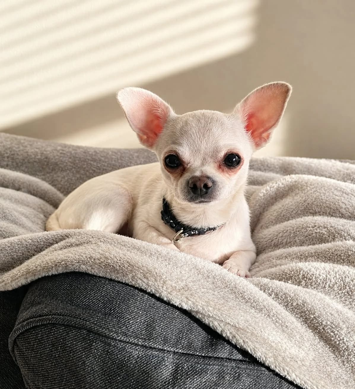 Snowey, female young Chihuahua for adoption at Silver Fox Dog Rescue