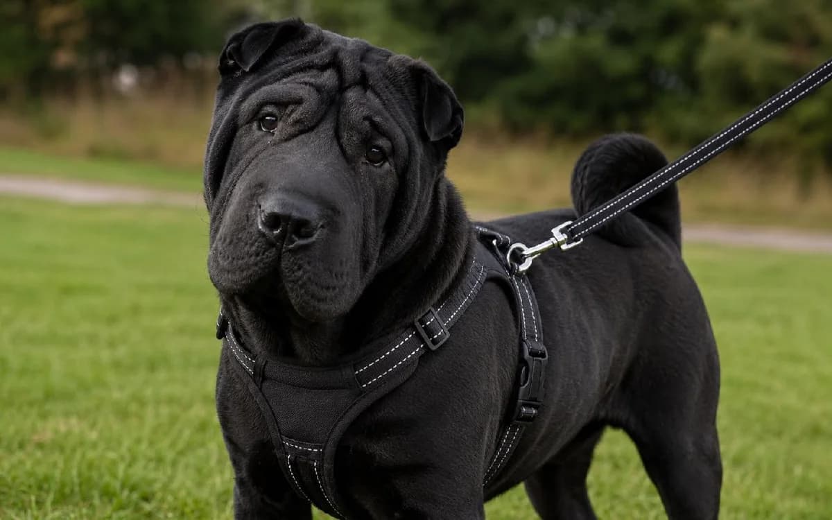 Jimbo, male 3yo Shar Pei for adoption at SSPCA, Edinburgh