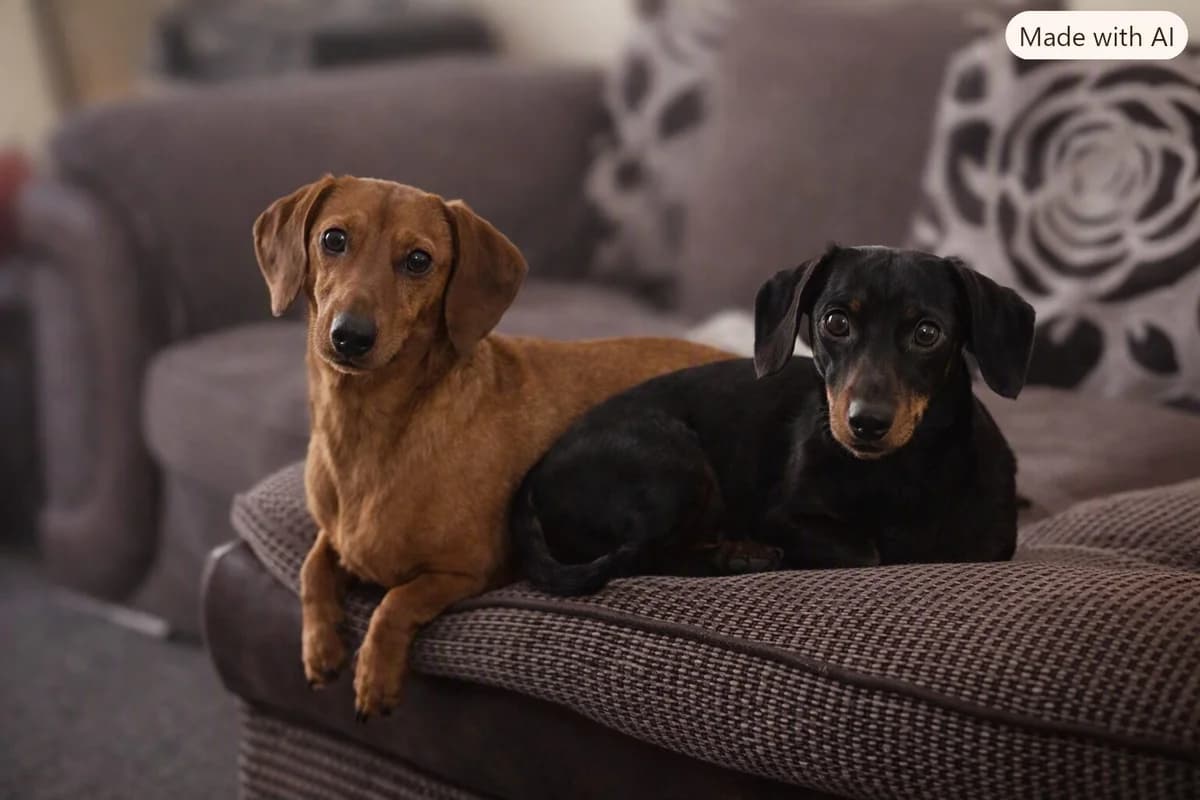 Denzel & Diego, male Dachshund for adoption at The Red Foundation, Pentlow Street