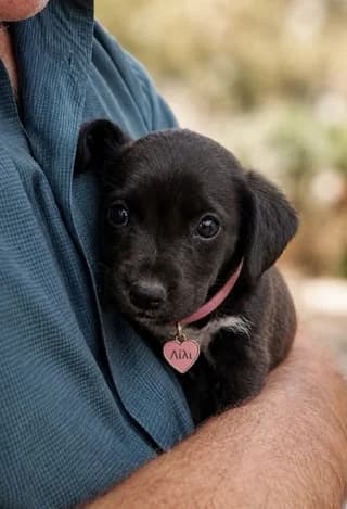 Lily (Λίλυ), female puppy Mixed Breed for adoption at Dogs Voice, Athens
