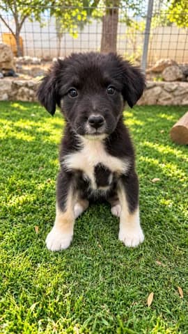 Zoyzoy (Ζουζού), female puppy Mixed Breed for adoption at Dogs Voice, Athens