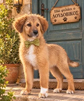 LOYDOVIKOS (ΛΟΥΔΟΒΙΚΟΣ), male puppy Mixed Breed for adoption at Dogs Voice, Athens