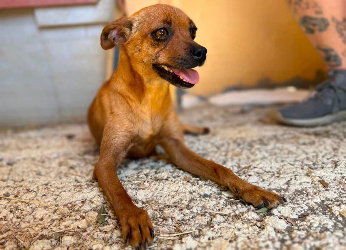 Roxy, female puppy Mixed Breed for adoption at PAWS Paleochora, Paleochora (Chania, Crete)