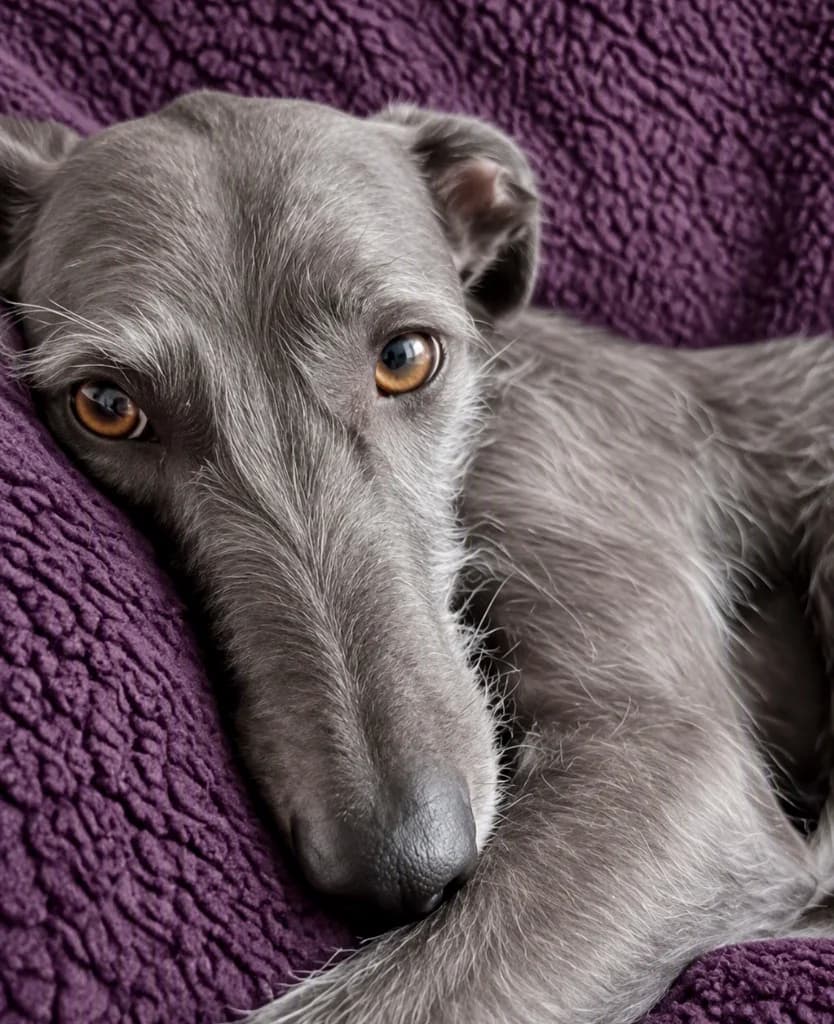 Oscar, Black male young Lurcher for adoption at Clare Animal Welfare, Feakle