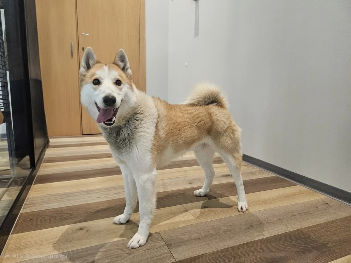 Portas, Mixed Breed for adoption at Vilkaviškio Gyvūnų Globos Namai, Vilniaus m. sav.