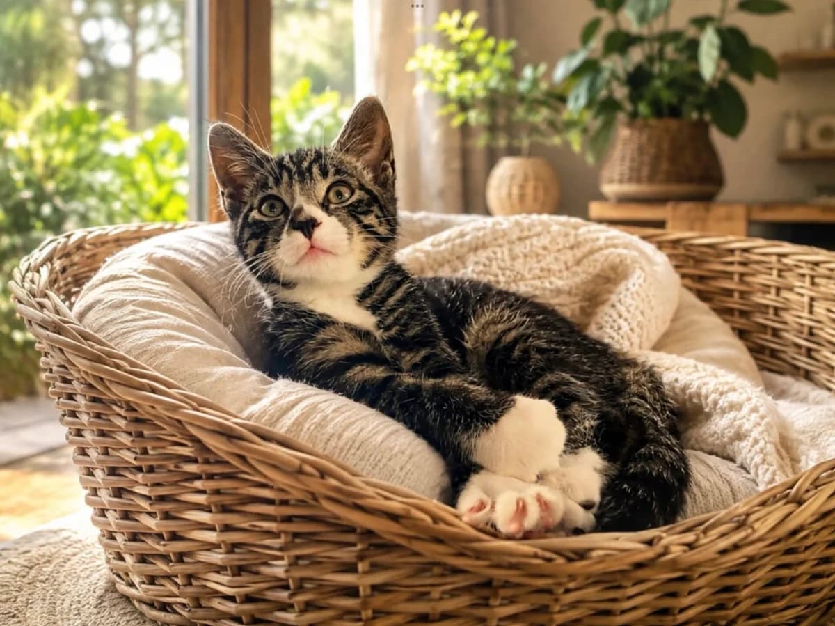 Kitten Charly (nr. 23692) + Gipsy, male puppy Mixed Breed for adoption at Dierentehuis