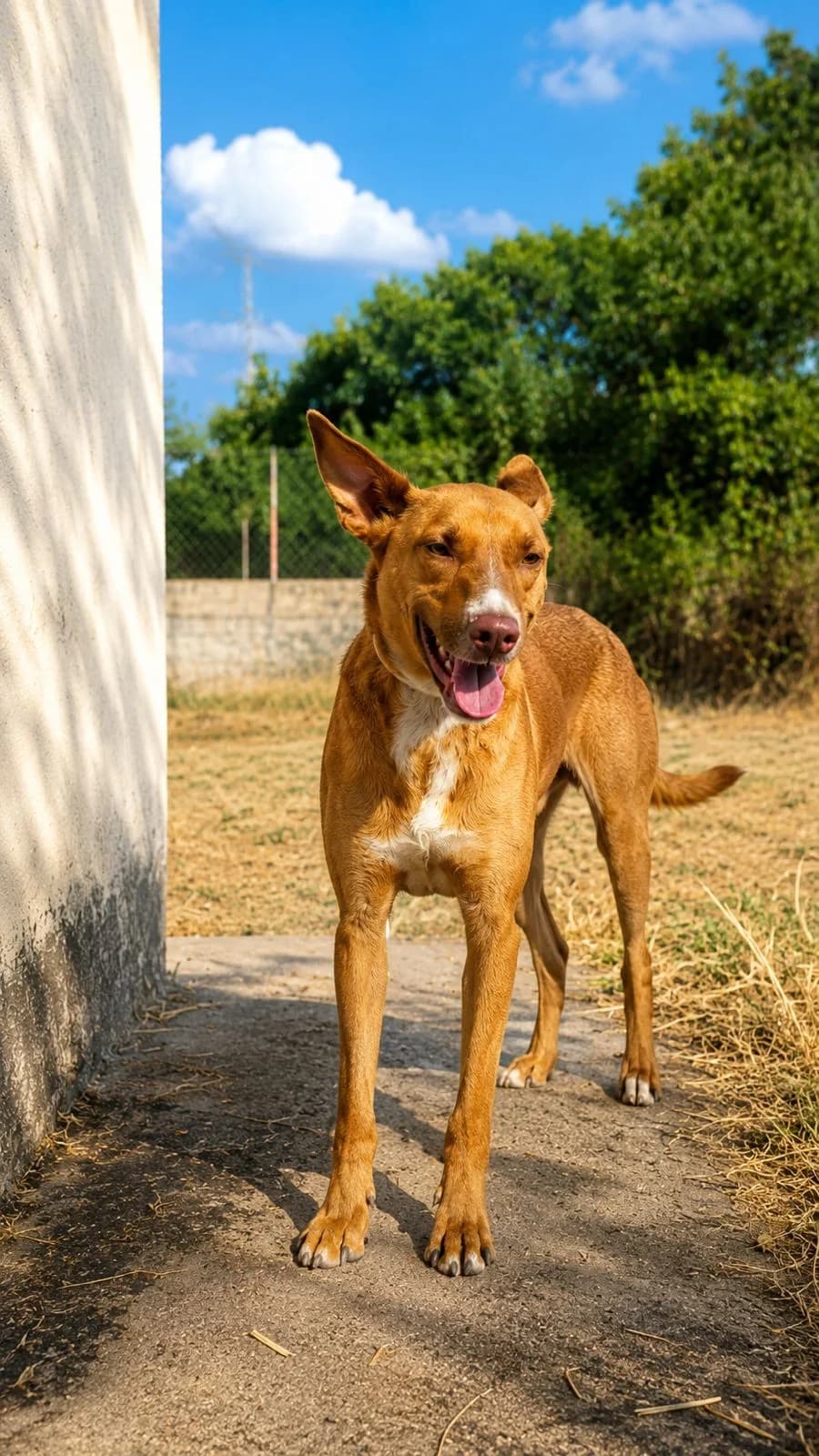 Viernes, male 4yo Podenco for adoption at Stichting Hobodogs