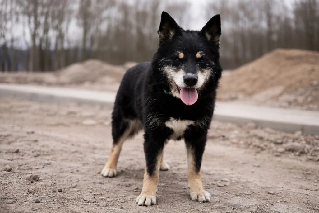 Diabeł 98/25, male young Mixed Breed for adoption at Schronisko dla Zwierząt im. Jana Lityńskiego — Wałbrzych