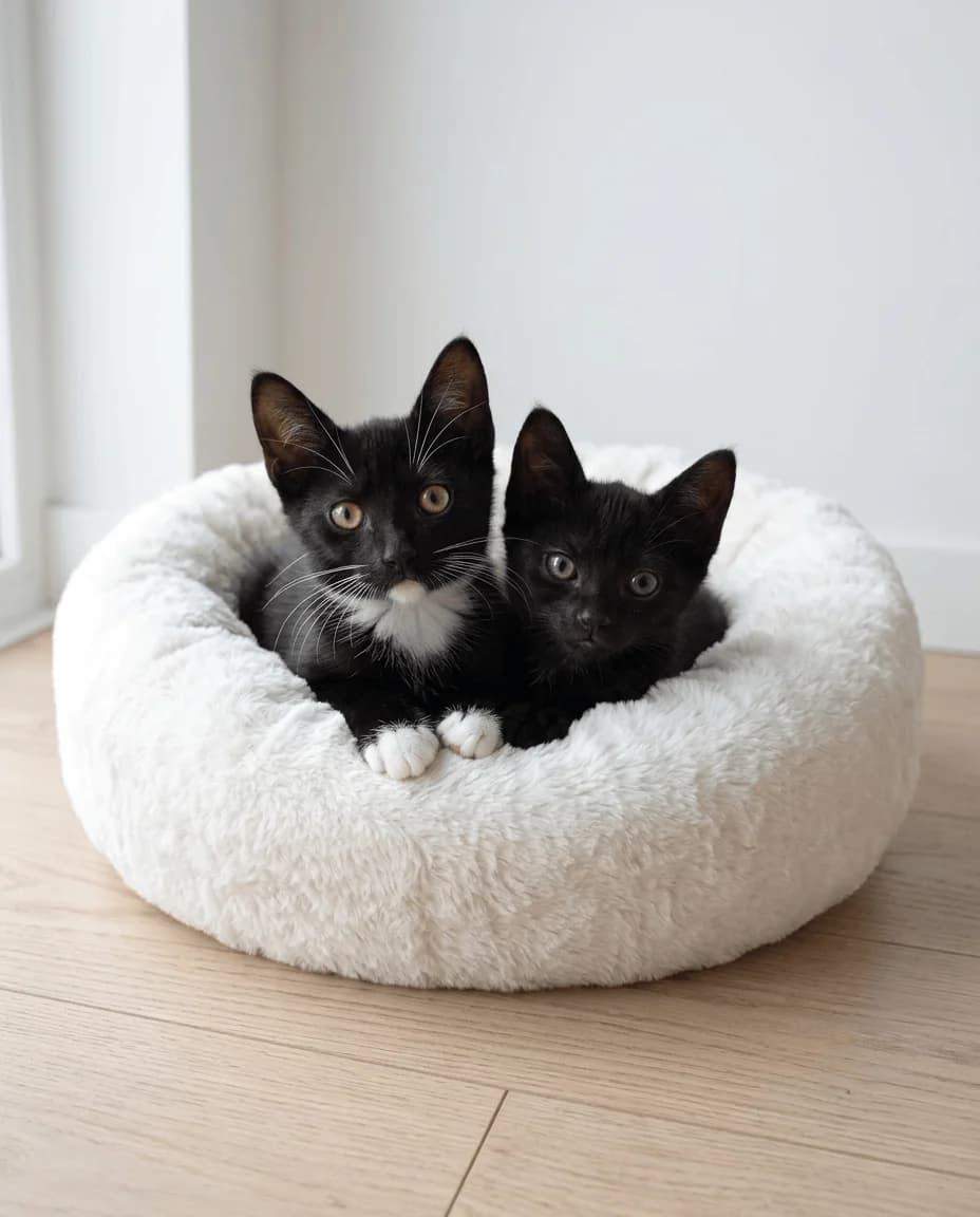LAURINHA + LEO, male Mixed Breed for adoption at SOS Gatinhos Setúbal