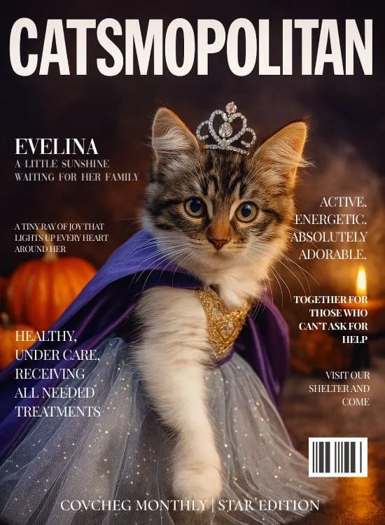 NashiKotiki (НашіКотики), Mixed Breed for adoption at Kovcheg Shelter Odesa, Odesa